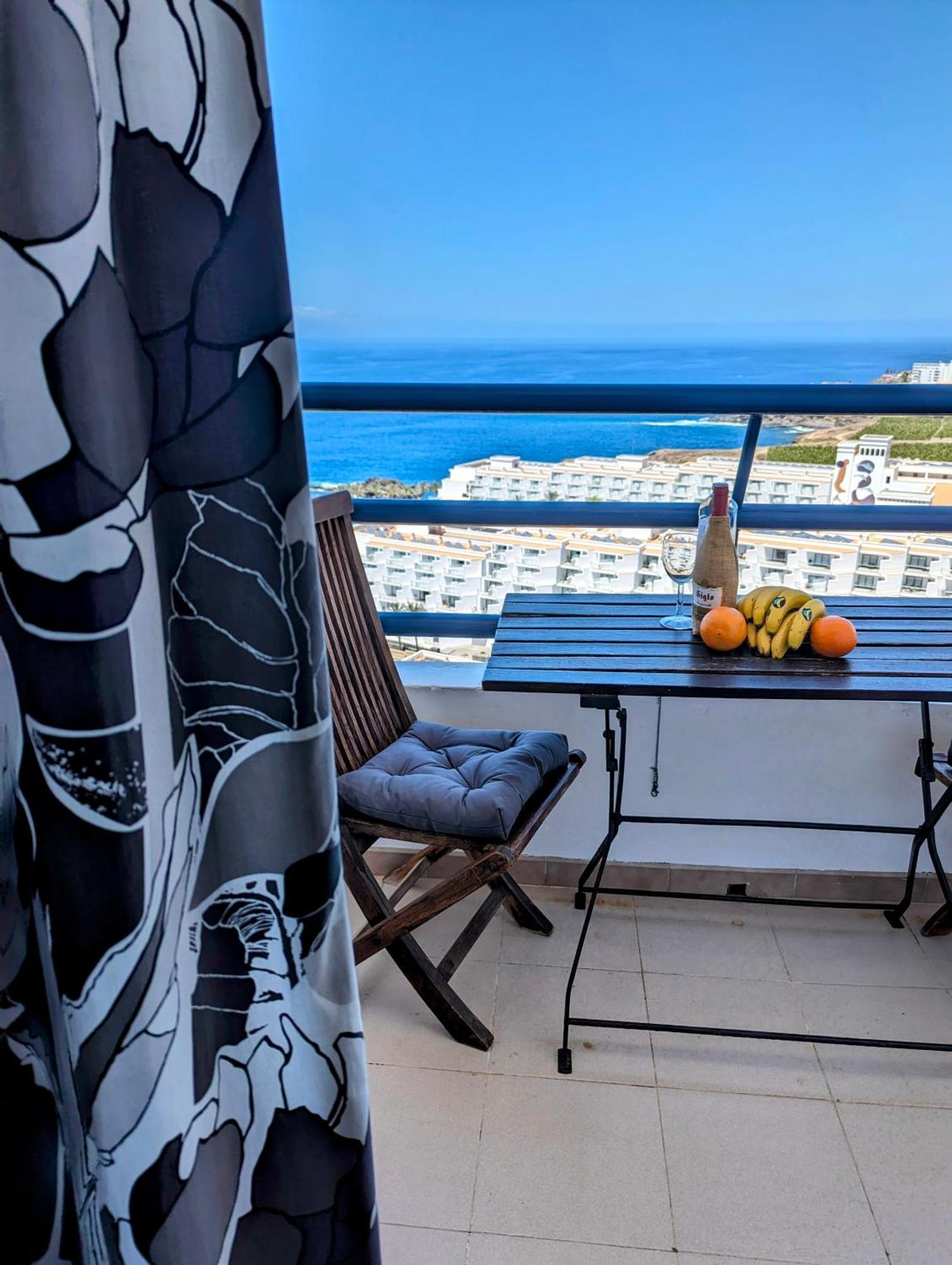 Studio Playa Paraiso Tenerife - Ocean View And Internet Wifi Optical Fiber - For Rent Exterior photo